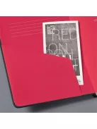 Jegyzetfüzet, exkluzív, A4, kockás, 194 oldal, keményfedeles, SIGEL "Conceptum Red Edition", fekete-piros (SICO660)