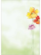 Előnyomott papír, A4, 90g, SIGEL "Spring Flowers" (SIDP123)