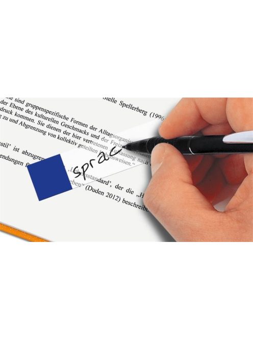 Jelölőcímke, műanyag, 7x40 lap, 20x50 mm, SIGEL "Clear Mini", vegyes szín, 280 lap (SIHN677)