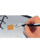 Jelölőcímke, műanyag, 10x50 lap, 44x12,5 mm, SIGEL, vegyes színek, 500 lap (SIHN684)