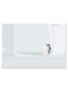   Könyökalátét, 595x410 mm, 3 éves, heti tervezővel, SIGEL "Harmony" (SIHO370)