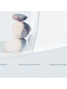 Könyökalátét, 595x410 mm, 3 éves, heti tervezővel, SIGEL "Harmony" (SIHO370)