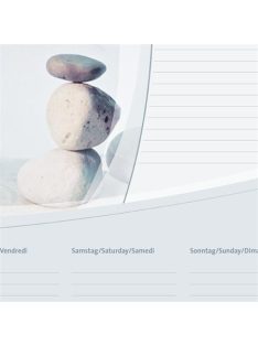   Könyökalátét, 595x410 mm, 3 éves, heti tervezővel, SIGEL "Harmony" (SIHO370)