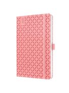 Naptár, A5, heti, 2025, kemény borító, SIGEL "Jolie", rózsaszín