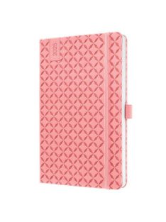   Naptár, A5, heti, 2025, kemény borító, SIGEL "Jolie", rózsaszín