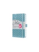 Naptár, A6, heti, 2025, kemény borító, SIGEL "Jolie", égszínkék