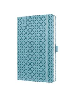   Naptár, A5, heti, 2025, kemény borító, SIGEL "Jolie", égszínkék