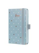 Naptár, A6, heti, 2025, kemény borító, SIGEL "Jolie", Grey love