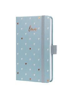   Naptár, A6, heti, 2025, kemény borító, SIGEL "Jolie", Grey love