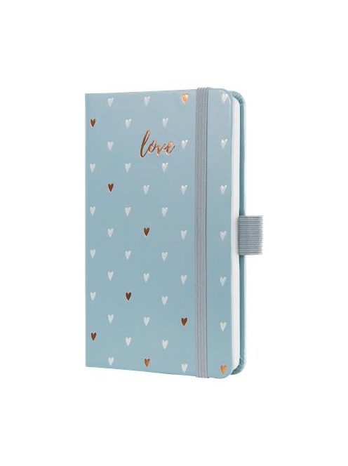 Naptár, A6, heti, 2025, kemény borító, SIGEL "Jolie", Grey love