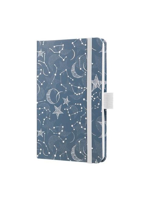 Naptár, A6, heti, 2025, kemény borító, SIGEL "Jolie", Cosmic Fantasy Blue
