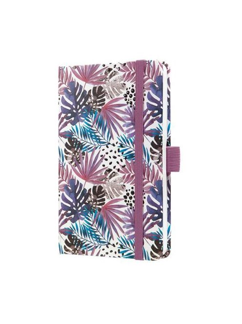 Naptár, A6, heti, 2025, kemény borító, SIGEL "Jolie", Violet Jungle Fever