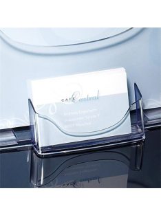   Prospektustartó, asztali, A4, névjegytartóval, 1 rekeszes, SIGEL (SLH111)