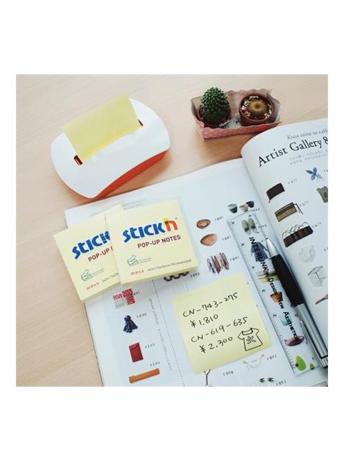 Jegyzettömb adagoló, "Z", STICK N, fehér (SN21368)