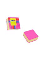 Öntapadó jegyzettömb, 51x51 mm, 250 lap, STICK N, neon rózsaszín (SN21533)