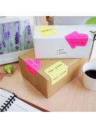 Öntapadó jegyzettömb, nyíl alakú, 70x70 mm, 50 lap, STICK N, magenta (SN21542)