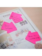 Öntapadó jegyzettömb, nyíl alakú, 70x70 mm, 50 lap, STICK N, magenta (SN21542)