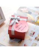 Öntapadó jegyzettömb, szív alakú, 70x70 mm, 50 lap, STICK N, rózsaszín (SN21545)