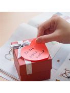 Öntapadó jegyzettömb, szív alakú, 70x70 mm, 50 lap, STICK N, rózsaszín (SN21545)