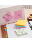 Öntapadó jegyzettömb, 76x76 mm, 100 lap, STICK N, rózsaszín (SN21554)