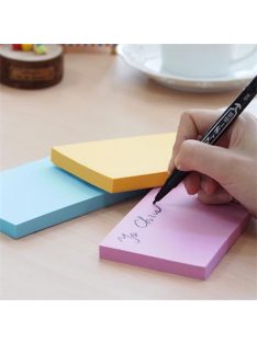   Öntapadó jegyzettömb, 76x127 mm, 100 lap, STICK N, zöld (SN21556)