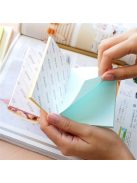 Öntapadó jegyzettömb, 76x76 mm, 100 lap, STICK N "Magic Pad" pasztell színek (SN21574)