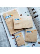 Öntapadó jegyzettömb, 76x76 mm, 100 lap, STICK N "Kraft Notes", barna (SN21639)