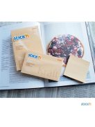 Öntapadó jegyzettömb, 76x127 mm, 100 lap, STICK N "Kraft Notes", barna (SN21640)