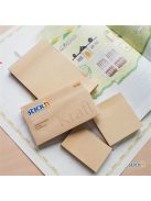 Öntapadó jegyzettömb, 76x127 mm, 100 lap, STICK N "Kraft Notes", barna (SN21640)