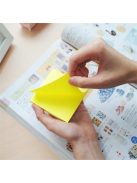 Öntapadó jegyzettömb, 76x76 mm, 90 lap, STICK N "Extra Sticky", neon sárga (SN21670)