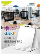 Asztali flipchart tömb, öntapadó, 584x508 mm, 20 lap, STICK N, fehér (SN21794)