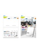 Asztali flipchart tömb, öntapadó, 584x508 mm, 20 lap, STICK N, fehér (SN21794)