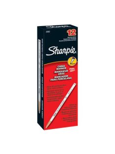   Jelölőceruza, 2,0 mm, SHARPIE "Peel-Off China marker", fehér (SR305061)