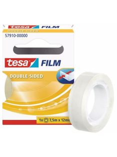   Ragasztószalag, kétoldalas, 12 mm x 7,5 m, TESA "Tesafilm" (TE57910)