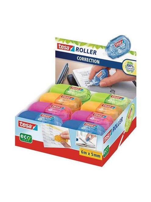 Hibajavító roller, mini, 5 mm x 6 m, TESA "ecoLogo®" (TE59816)