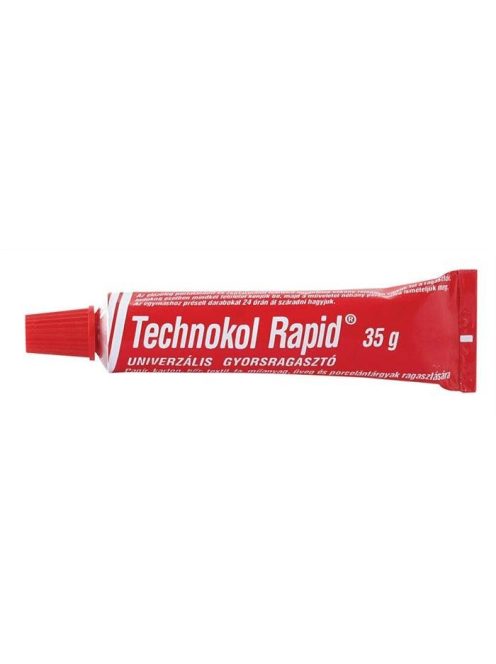 Ragasztó, folyékony, 35 g, TECHNOKOL "Rapid", piros (TEC01) (TEC01)