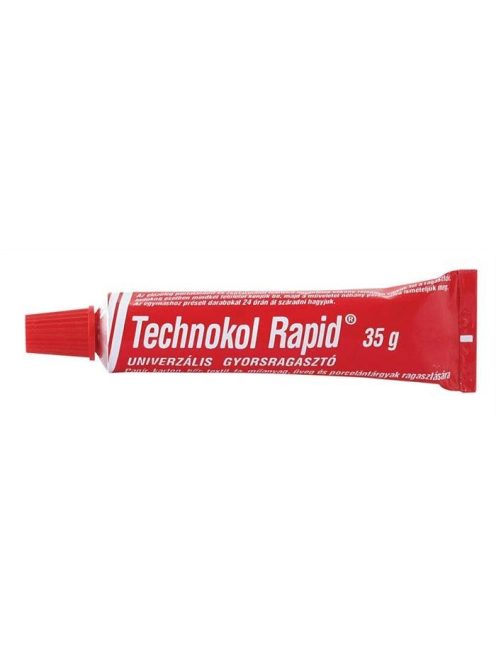 Ragasztó, folyékony, 35 g, TECHNOKOL "Rapid", piros (TEC01)