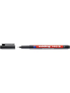   Alkoholos marker, OHP, 0,3 mm, EDDING "140 S", fekete (TED14011)