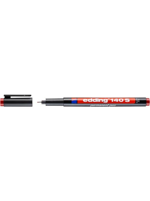 Alkoholos marker, OHP, 0,3 mm, EDDING "140 S", piros (TED14021)