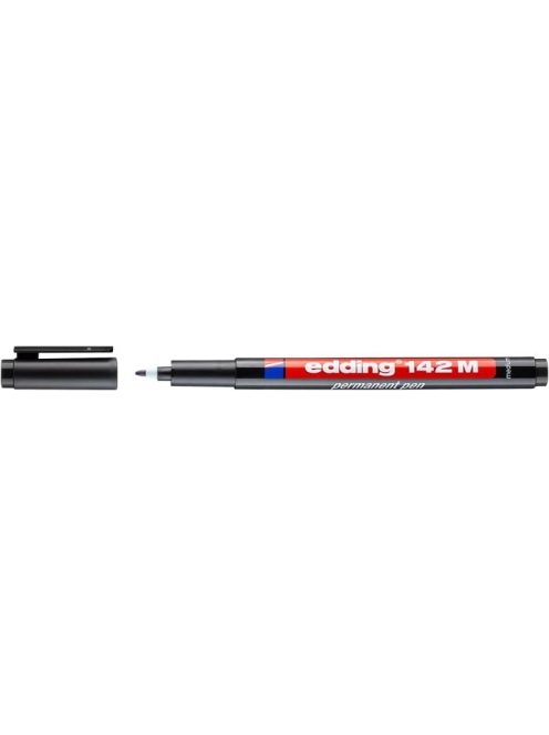 Alkoholos marker, OHP, 1 mm, EDDING "142 M", fekete (TED14211)