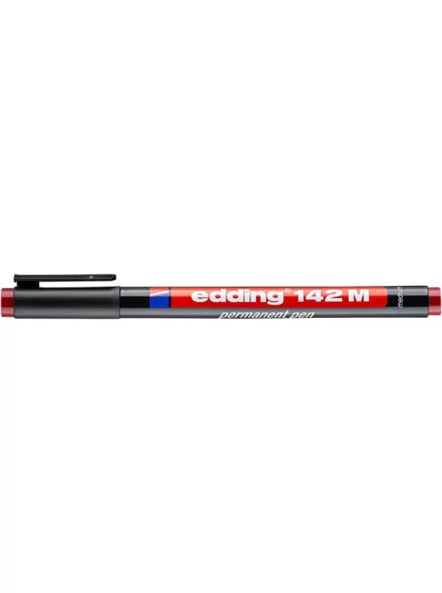Alkoholos marker, OHP, 1 mm, EDDING "142 M", piros (TED14221)