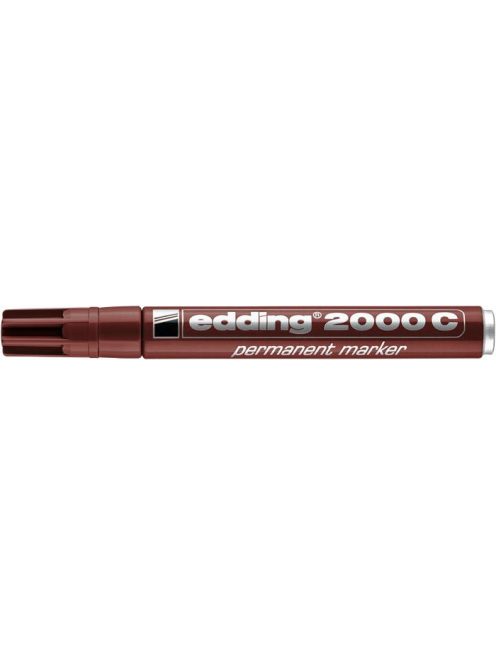 Alkoholos marker, 1,5-3 mm, kúpos, EDDING "2000", barna (TED2000B)