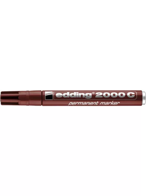 Alkoholos marker, 1,5-3 mm, kúpos, EDDING "2000", barna (TED2000B)