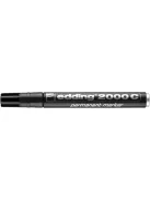 Alkoholos marker, 1,5-3 mm, kúpos, EDDING "2000", fekete (TED2000FK)