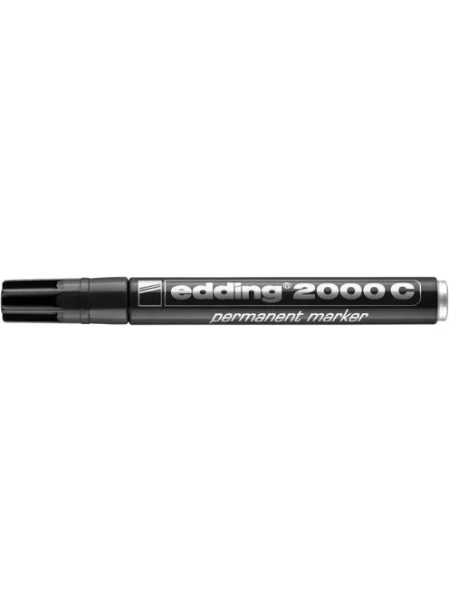 Alkoholos marker, 1,5-3 mm, kúpos, EDDING "2000", fekete (TED2000FK)