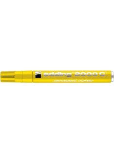   Alkoholos marker, 1,5-3 mm, kúpos, EDDING "2000", sárga (TED2000S)