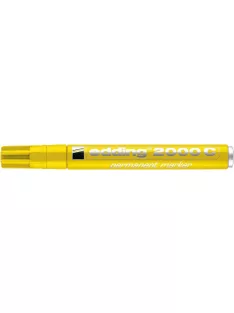   Alkoholos marker, 1,5-3 mm, kúpos, EDDING "2000", sárga (TED2000S)