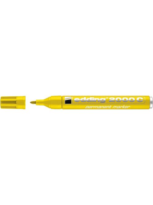 Alkoholos marker, 1,5-3 mm, kúpos, EDDING "2000", sárga (TED2000S)