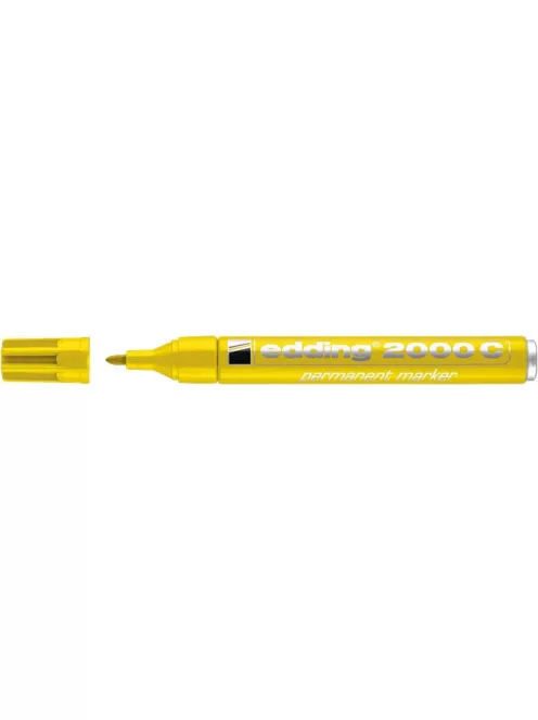 Alkoholos marker, 1,5-3 mm, kúpos, EDDING "2000", sárga (TED2000S)
