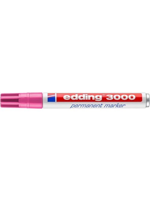 Alkoholos marker, 1,5-3 mm, kúpos, EDDING "3000", rózsaszín (TED3000R)